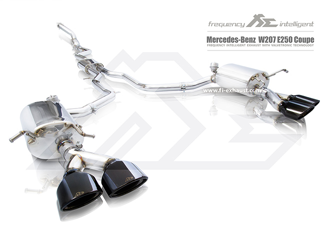 FI Exhaust Mercedes E250 Coupe  (W207) 2009-2013