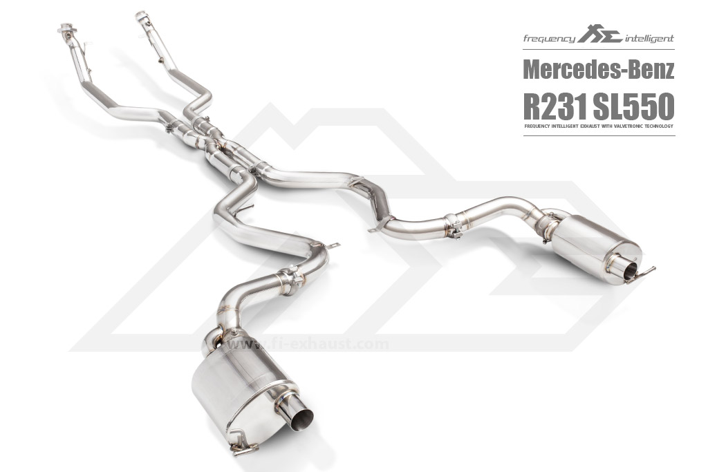 FI Exhaust with downpipe Mercedes SL550 (R231) 2013+