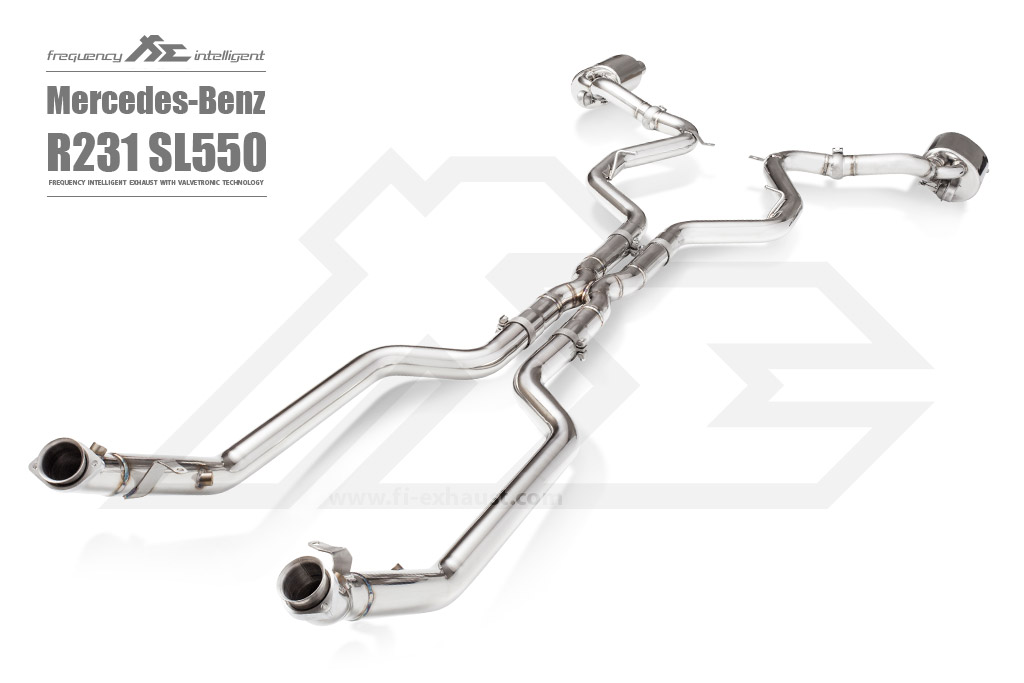 FI Exhaust with downpipe Mercedes SL550 (R231) 2013+