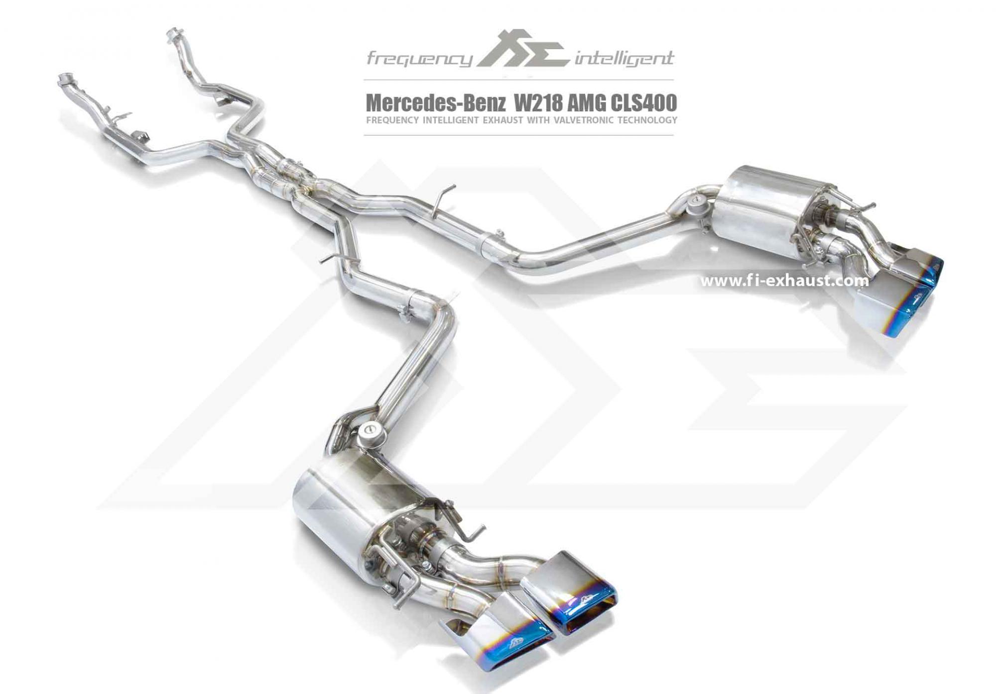 FI Exhaust Mercedes CLS500/550 (W218) 2012+