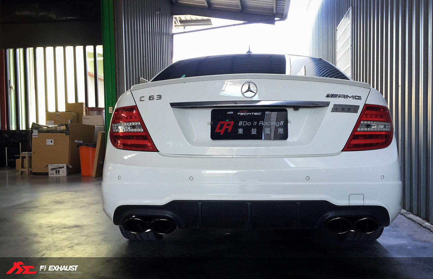 FI Exhaust Mercedes AMG C63  (W204) 2007-2013