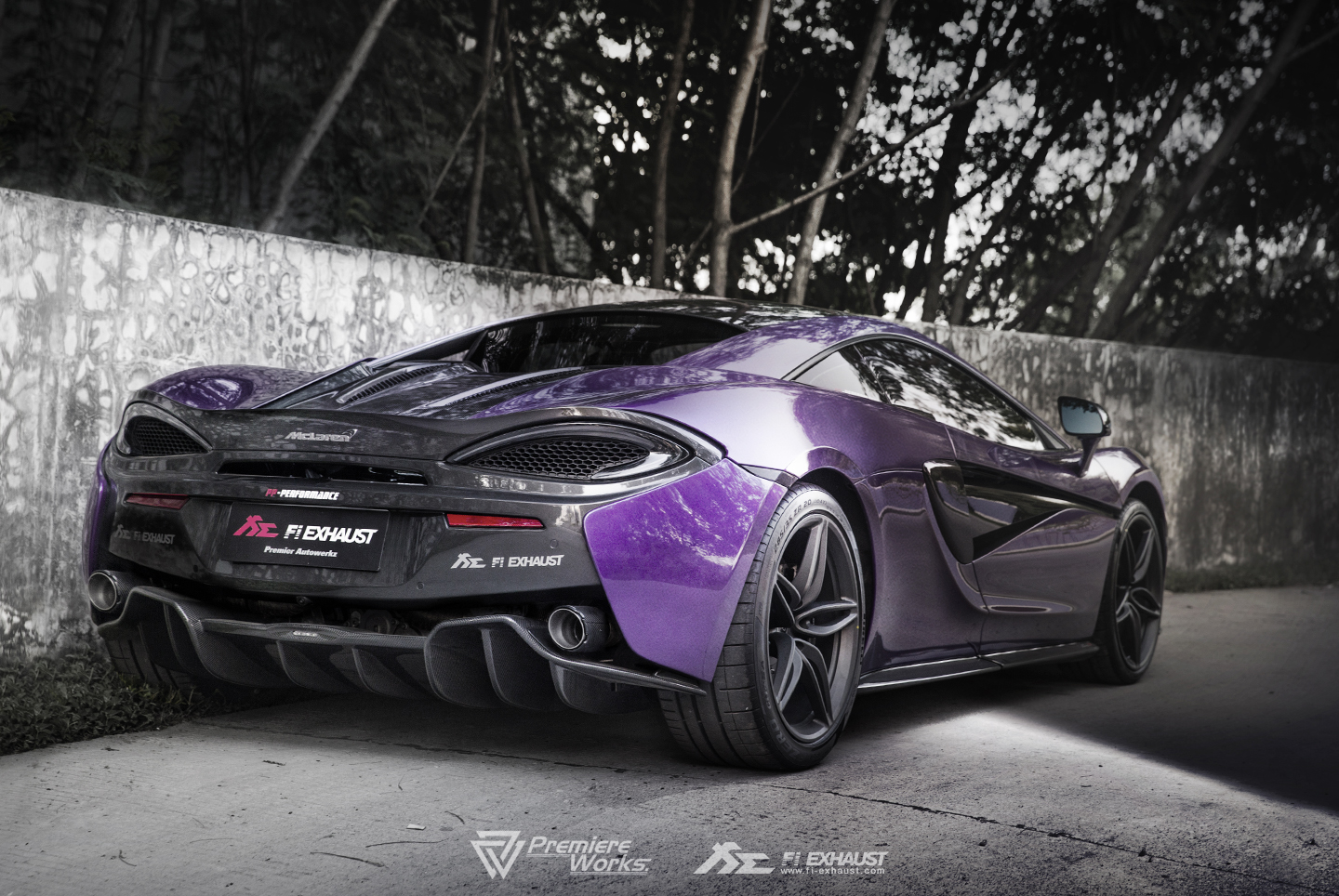 FI Exhaust Mclaren 570S Race 2015+