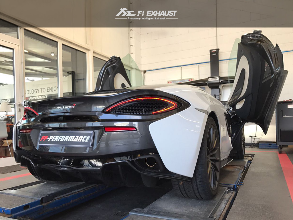 FI kipufogó Mclaren 570S verseny 2015+