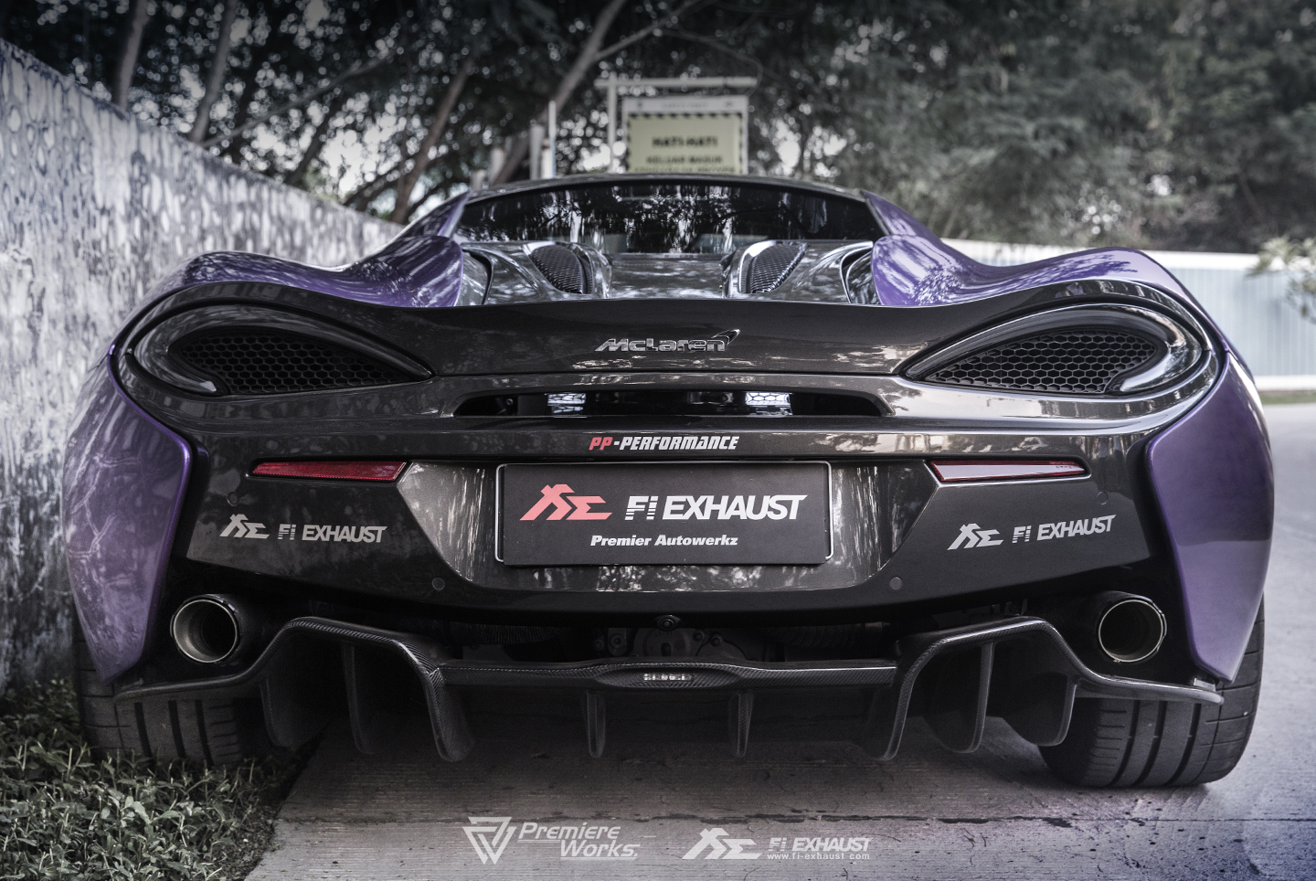 FI Exhaust Mclaren 570S Race 2015+