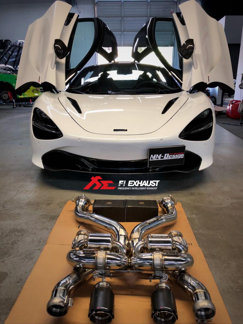 FI kipufogó Mclaren 720S 2017+