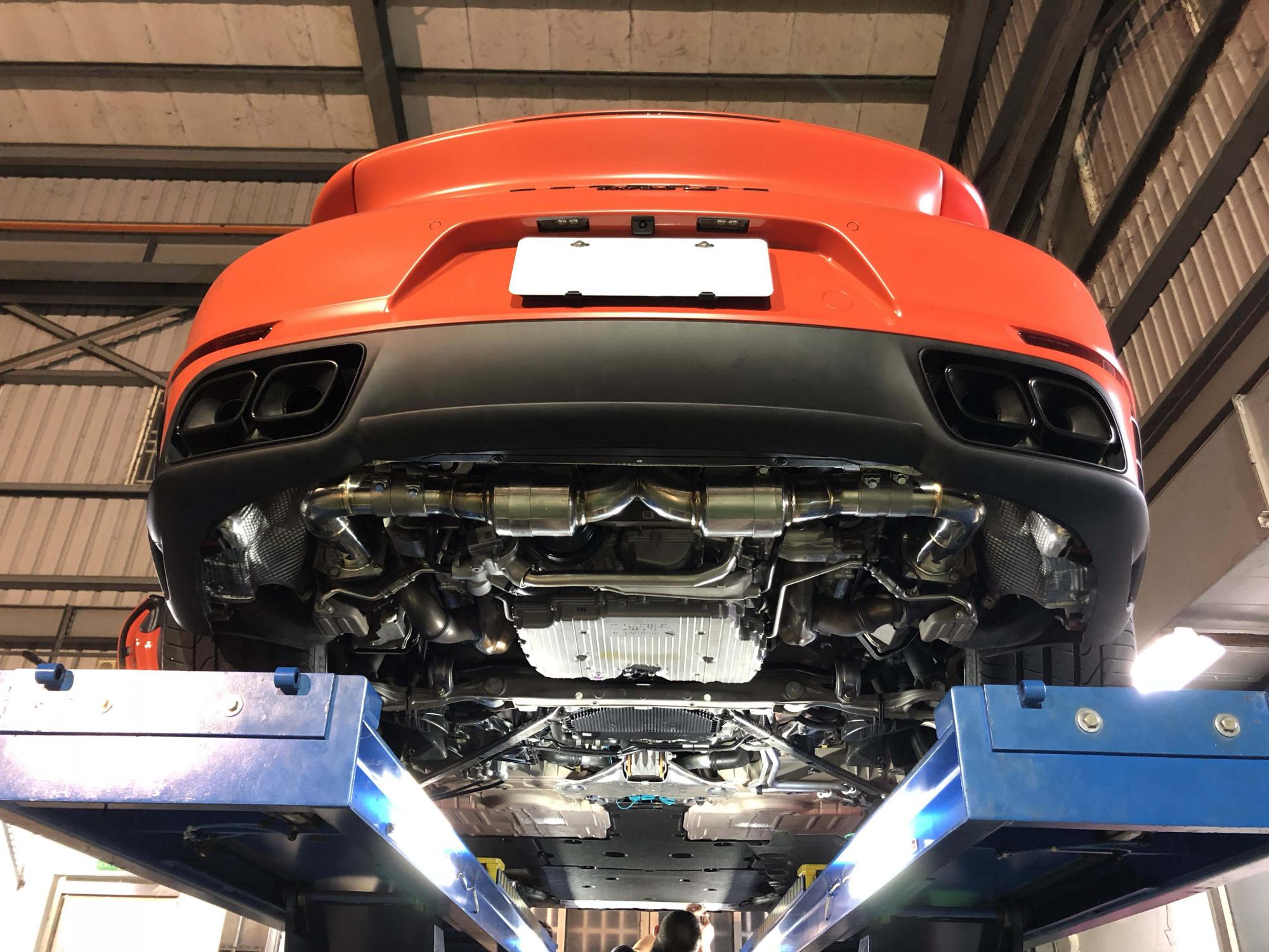 FI kipufogó Porsche 991 / 991.2 Turbo 2013+