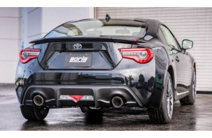 BORLA hátsó dupla sport kipufogó TOYOTA GT86 2.0 2017-2019