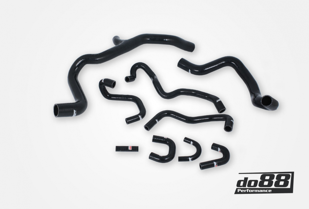 do88 coolant hose kit VOLVO V70/S80 2.5T 2.5FT AFV 2008-15 - Black