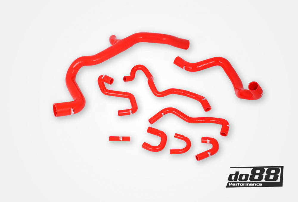 do88 coolant hose kit VOLVO V70/S80 2.5T 2.5FT AFV 2008-15 - Red