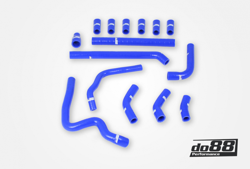 do88 Crankcase Vent Hose Kit AUDI RS6 C5 2002-2004 - Blue