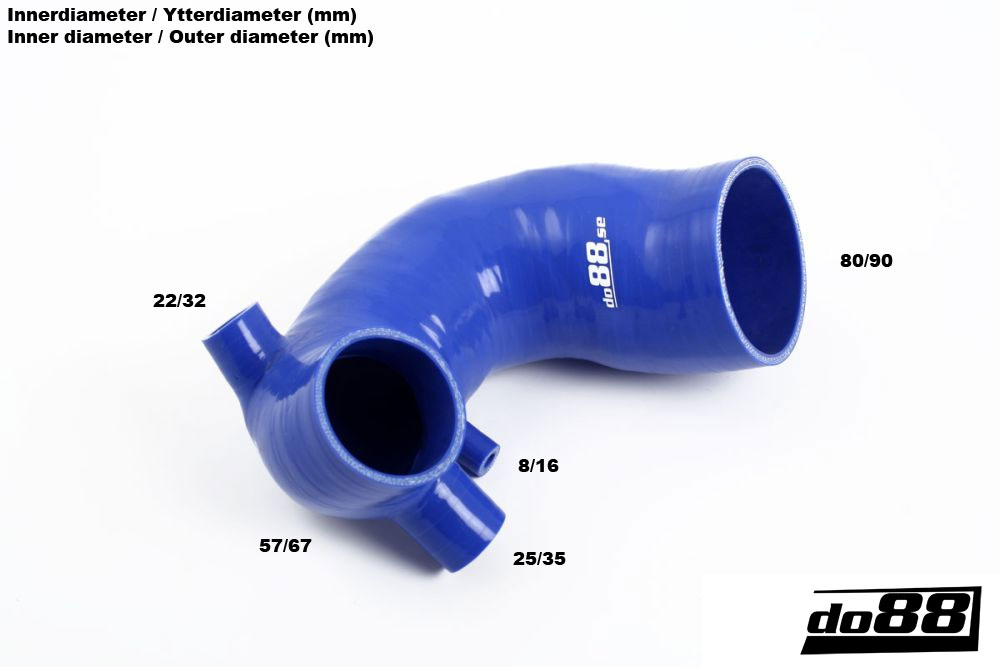 do88 inlet hose, AUDI S2 ABY 1992-1996