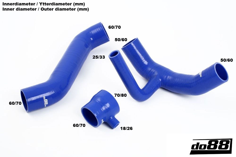 do88 intercooler hose kit, AUDI S2 3B 1990-1992