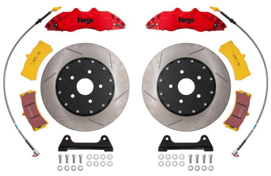 FORGE 330x32mm Fixed Rotor 6-pot Caliper Front Street Brake Kit SUZUKI Swift Sport 1.4 (ZC33S)