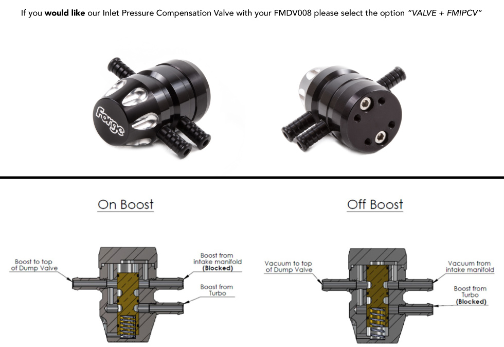 FORGE FMDV008 Turbo Recirculation Valve