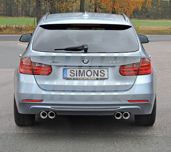 SIMONS Sportsystem 4*80 BMW F30-ser 20i/28i - 06.2015