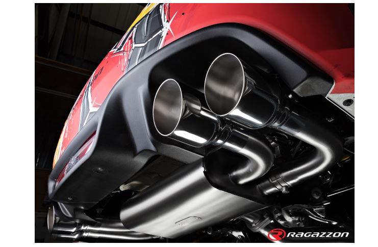 Ragazzon rear silencer with integrated electrical valves ABARTH 124 Spider 1.4T Multiair (125kW)