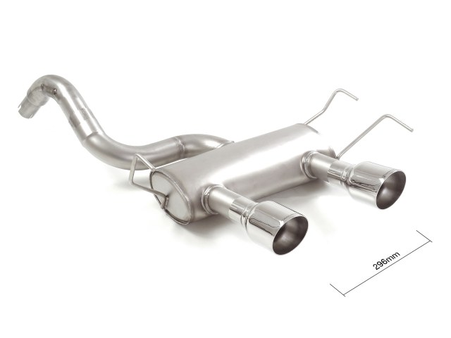 Ragazzon rear silencer with Sport Line tail pipe ABARTH 500 / 595 Abarth