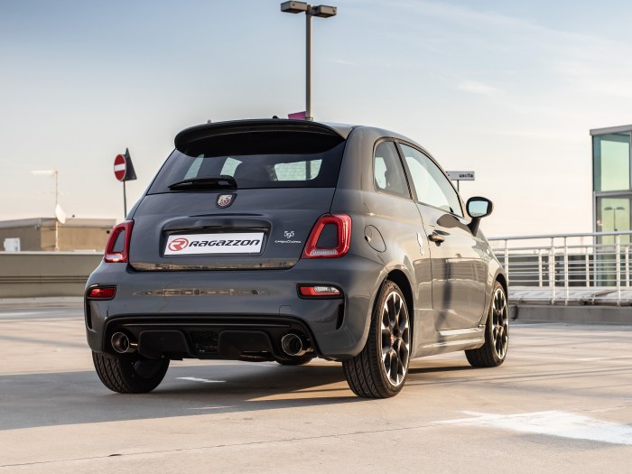 Ragazzon rozsdamentes első rész középdobbal ABARTH 500 / 595 Abarth