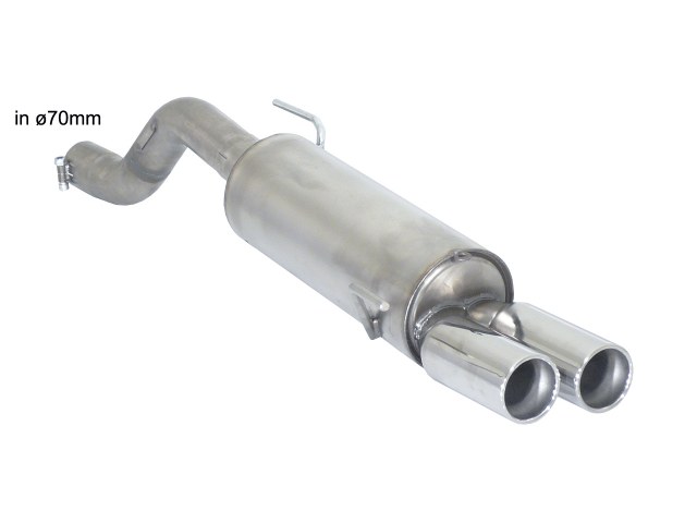 Ragazzon rear silencer ABARTH Grande Punto Abarth 1.4 TJET (114kW)