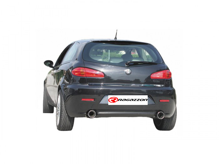 Ragazzon rozsdamentes hátsó kipufogó ALFA ROMEO 147 1.6 16V - 2.0 16V