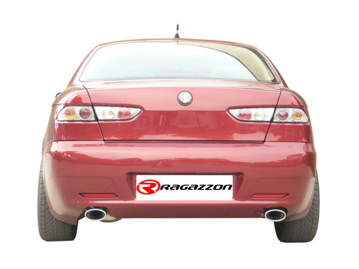 Ragazzon rozsdamentes közép kipufogórész katalizátor kiiktatással ALFA ROMEO 156 1.9JTD