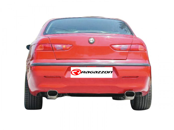 Cat replacement pipe+Ragazzon centre pipe ALFA ROMEO 156 2.4JTD