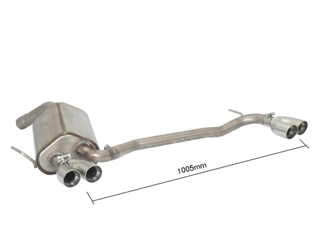 Ragazzon rear silencer with Sport Line tail pipe ALFA ROMEO 156 GTA 3.2 I V6