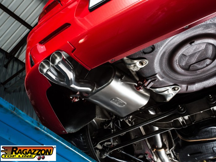 Ragazzon rear silencer with Sport Line tail pipe ALFA ROMEO 156 GTA 3.2 I V6