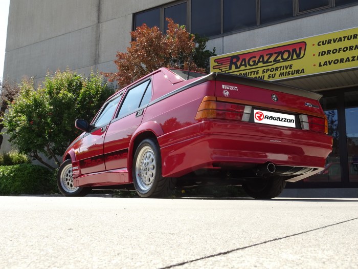 Ragazzon rozsdamentes közép kipufogórész  ALFA ROMEO 75 1.8 Turbo