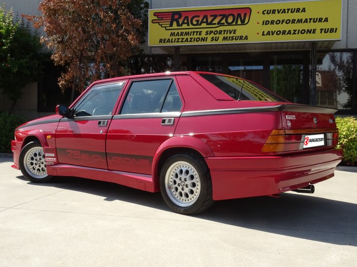 Ragazzon rozsdamentes hátsó kipufogó ALFA ROMEO 75 1.8 Turbo