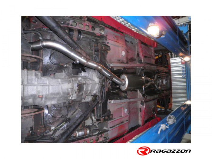 Ragazzon rozsdamentes közép kipufogódob ALFA ROMEO 75 2.5 V6 - 3.0i V6