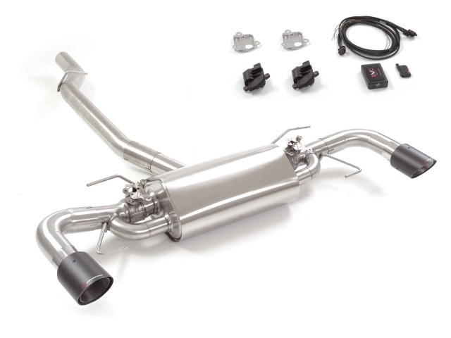 Ragazzon rear silencer with integrated electrical valves  ALFA ROMEO Giulia 2.0 Turbo (147kW)