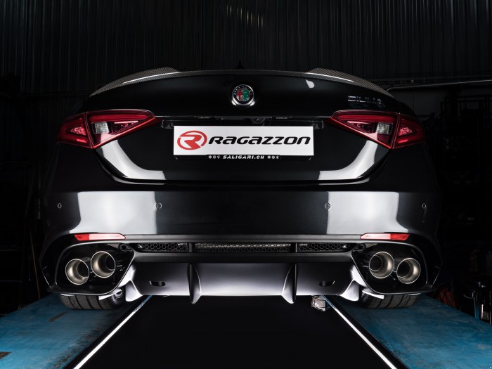 Ragazzon Sport Exhaust Connecting Sleeve ALFA ROMEO Giulia 2.9 Bi-Turbo 375kW