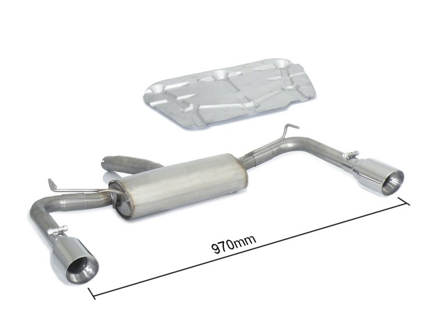 Ragazzon rear silencer with Sport Line tail pipe ALFA ROMEO Giulietta 1.4TB (110kW)