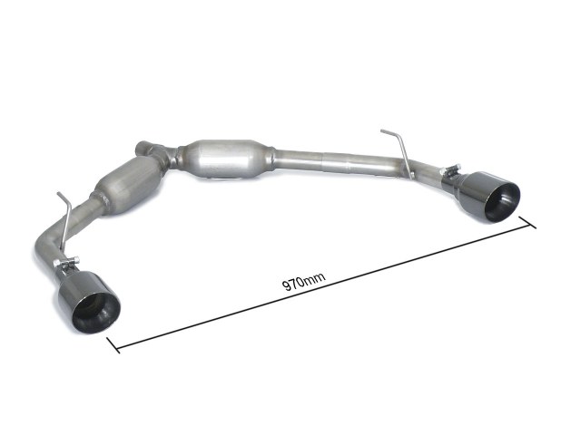 Ragazzon rear silencer with Sport Line Black tail pipe ALFA ROMEO Giulietta 1.4TB (88kW)