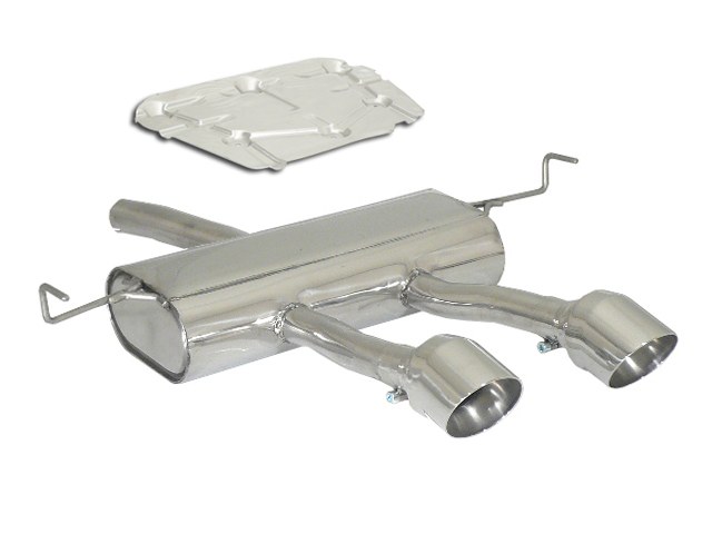 Ragazzon rear silencer with Sport Line tail pipe ALFA ROMEO Giulietta 1.6JTDm2 (77kW)