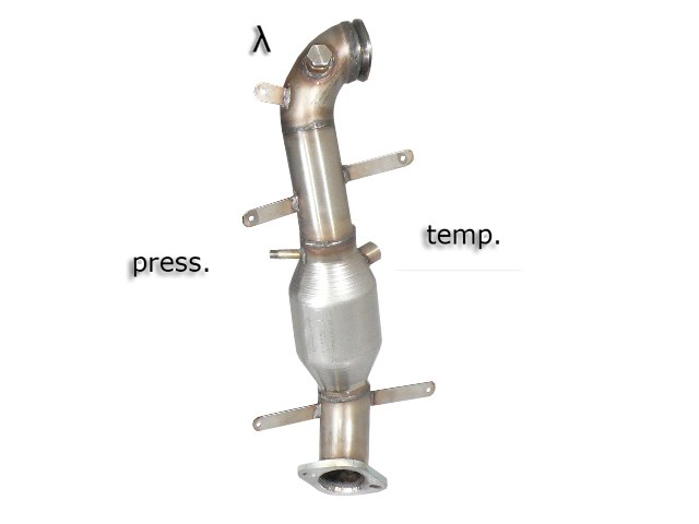 Catalyst group+Ragazzon particulate filter replacement pipe ALFA ROMEO Giulietta 1.6JTDm2 (77kW)