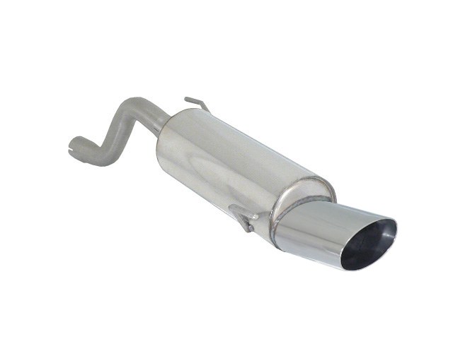 Ragazzon rear silencer with oval Sport Line tail pipe ALFA ROMEO MiTo 1.3 JTDm (66kW)