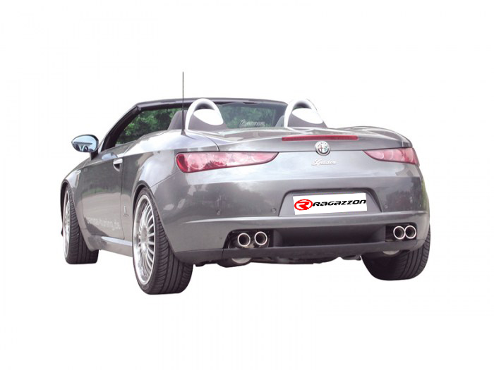 Ragazzon rear silencer ALFA ROMEO Spider 3.2JTS V6