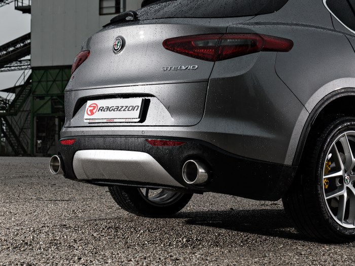 Ragazzon kipufogó szűkítő adapter csőtoldat ALFA ROMEO Stelvio 2.0 Turbo 206kW