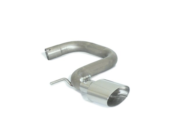 Ragazzon rear silencer with oval Sport Line tail pipe AUDI A3 1.6i  - 1.6 FSI - 2.0 FSI