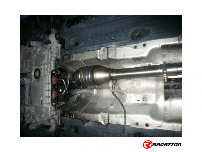 Ragazzon rear silencer round with Sport Line tail pipe AUDI A3 1.8TFSI