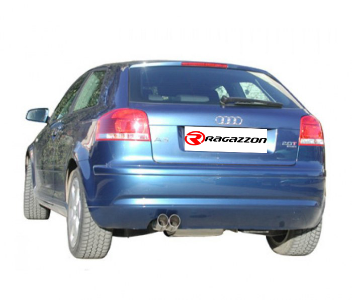 Ragazzon rear silencer AUDI A3 2.0TFSI