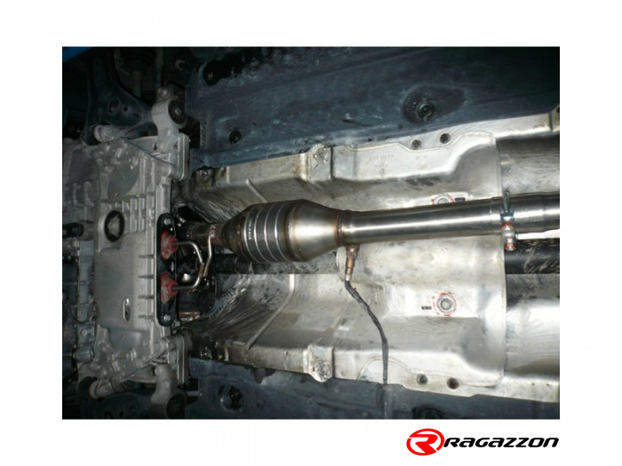Ragazzon rear silencer round with Sport Line tail pipe AUDI A3 1.8TFSI