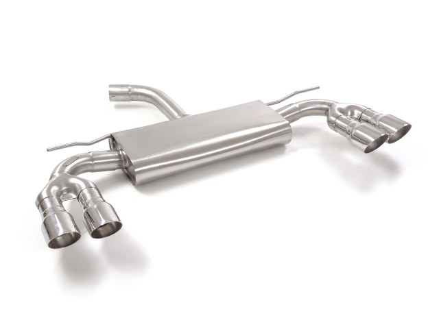 Ragazzon rear silencer double round with Sport Line tail pipe AUDI A3 1.5TSI