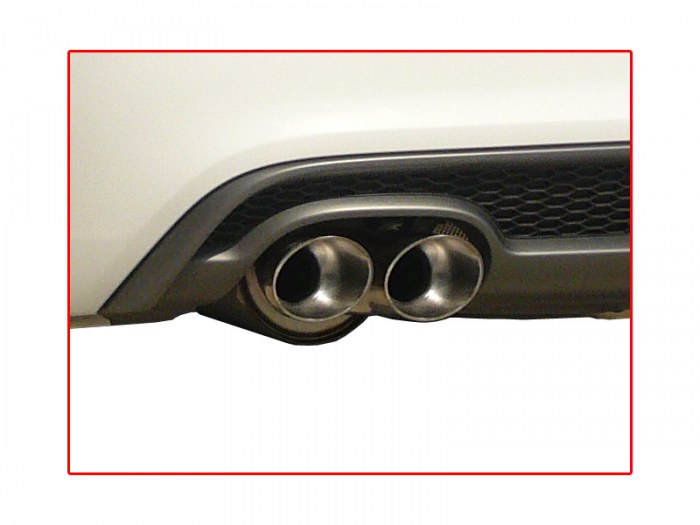 Ragazzon rear silencer round with Sport Line tail pipe AUDI A5 Sportback 2.0TDi