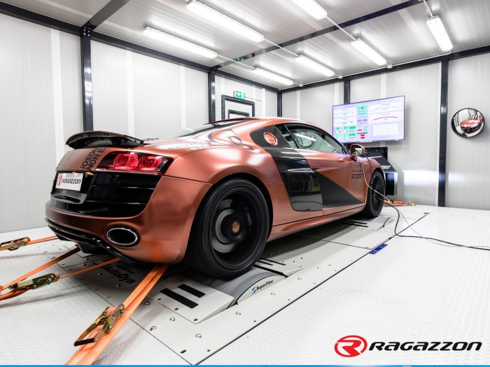 Ragazzon rozsdamentes hátsó kipufogó AUDI R8 5.2FSI V10