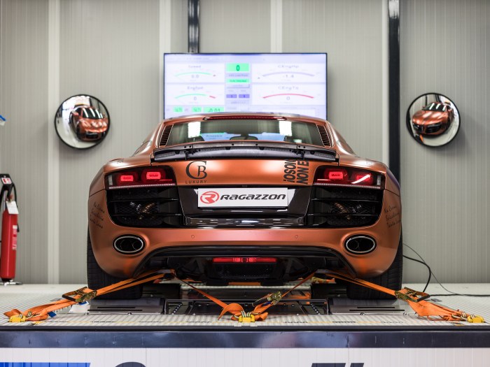 Ragazzon rozsdamentes hátsó kipufogó AUDI R8 5.2FSI V10