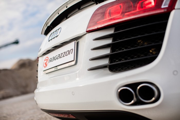 Ragazzon rear silencer AUDI R8 4.2FSI V8