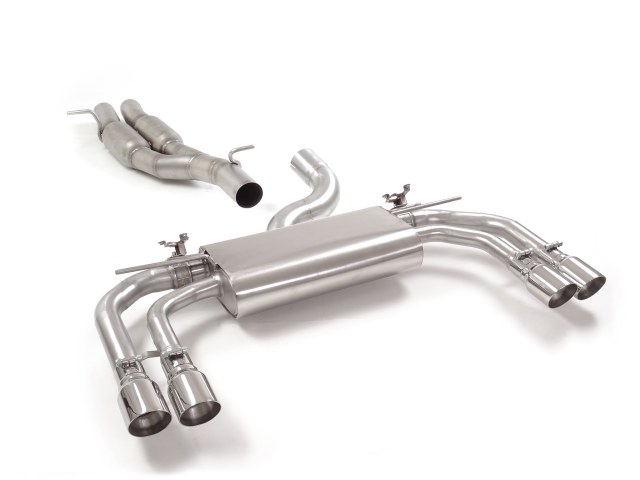 Ragazzon central and rear silencers with left/right double round with Sport Line tail pipe AUDI RS3 2.5TFSI